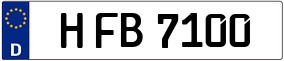 Truck License Plate